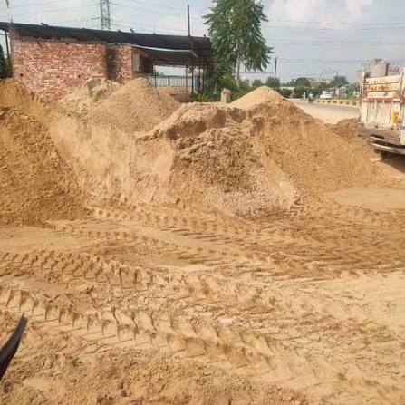 Sand stock yard — Jaipur construction material supply